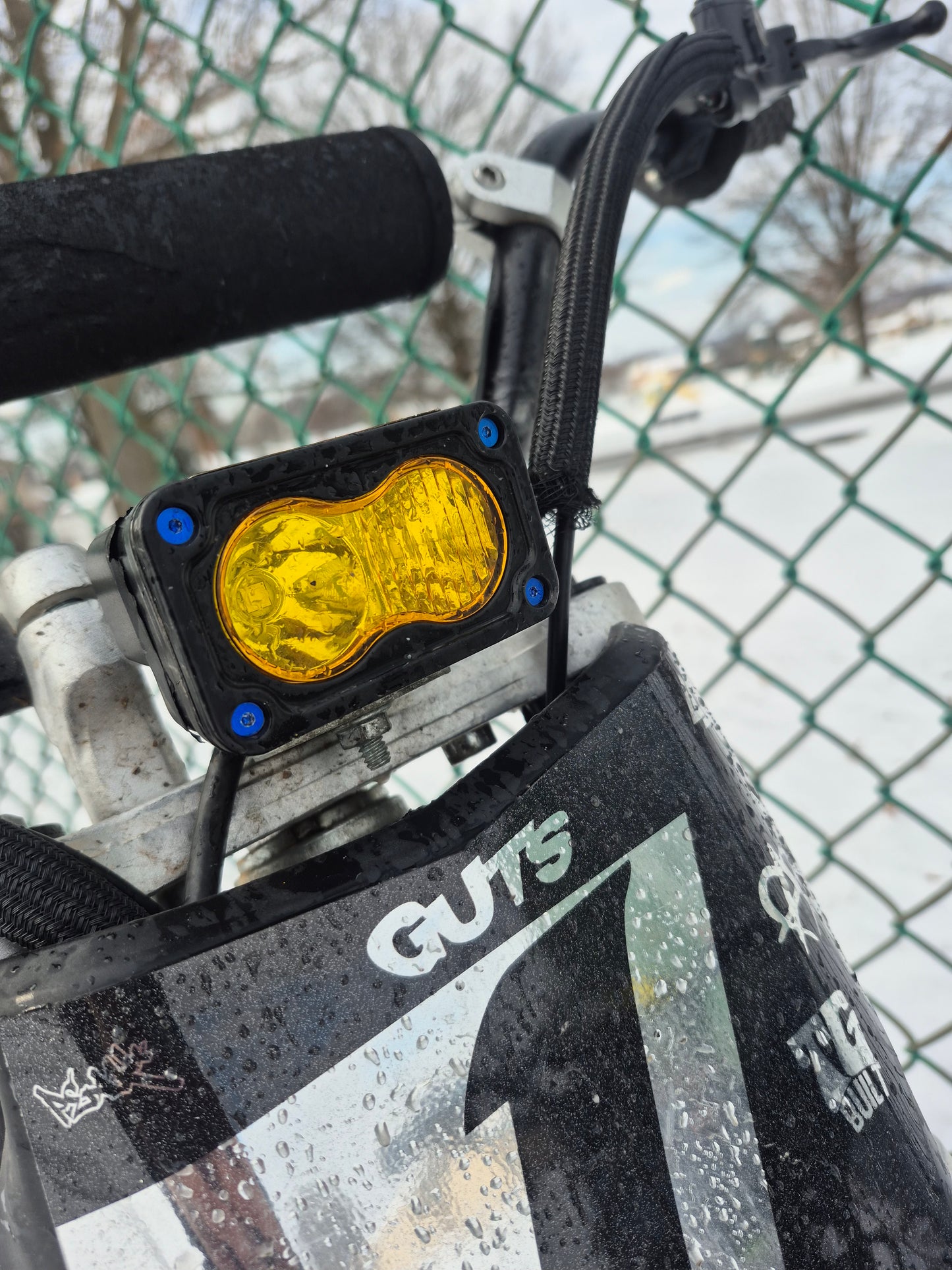 Titanium baja lens bolts