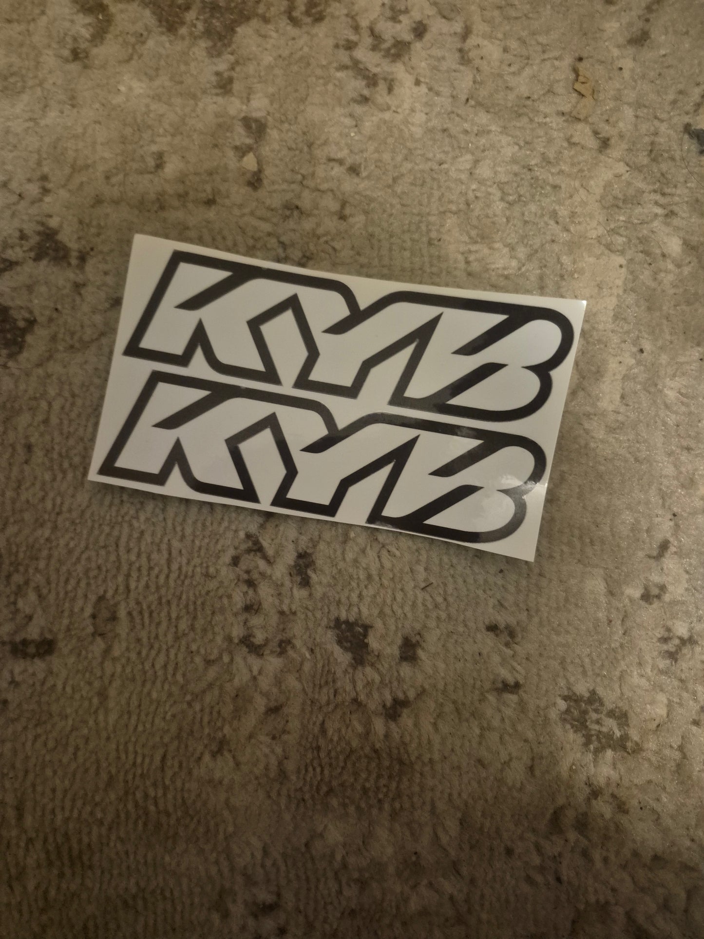 Kyb fork stickers