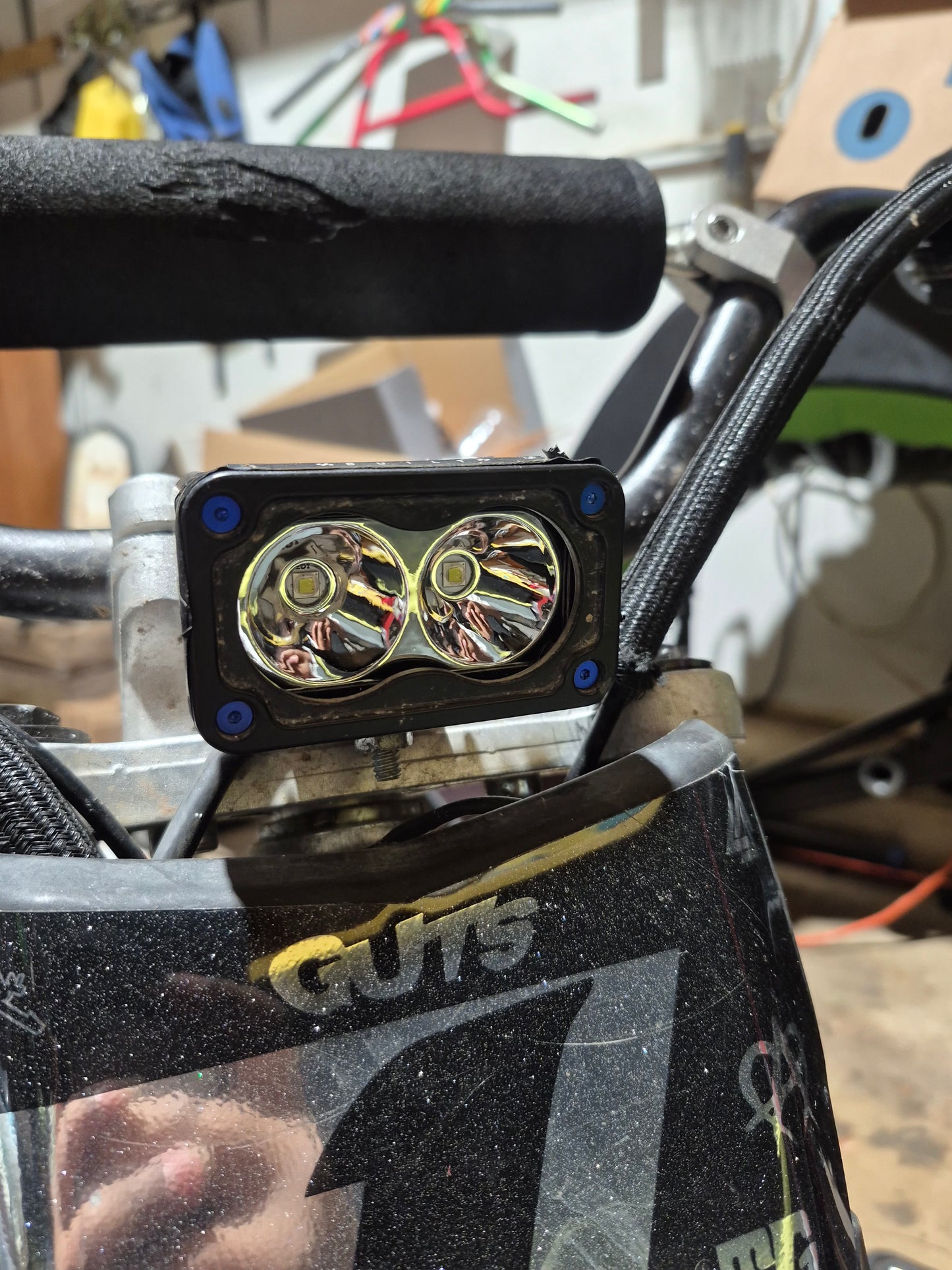 Titanium baja lens bolts